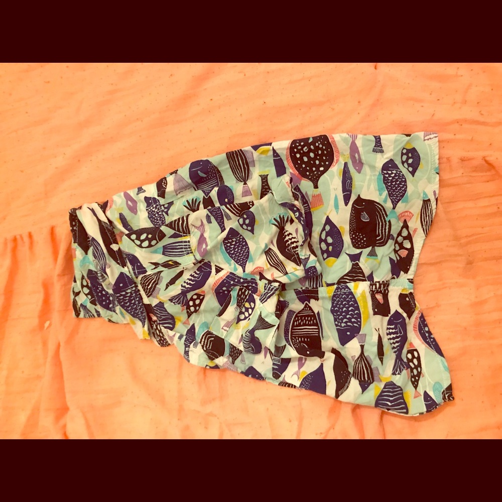 Toddler boy fish button down